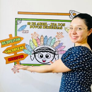 Painel Cocar Interativo – Dia dos Povos Indígenas