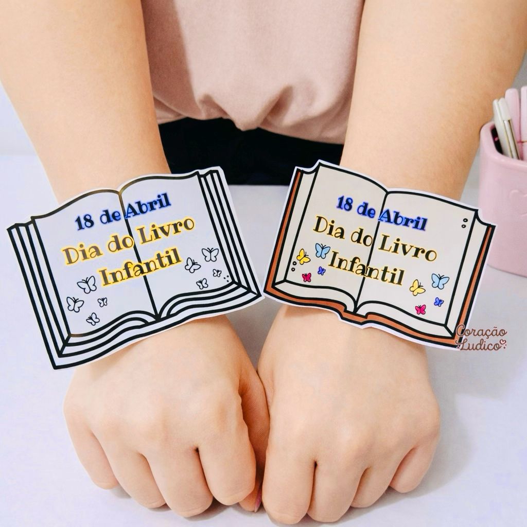 Bracelete 3D – Dia do Livro Infantil - Imagem 4
