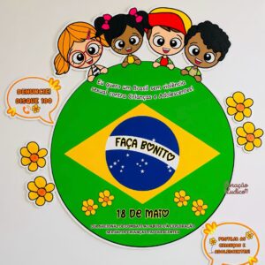  Painel Redondo – Maio Laranja