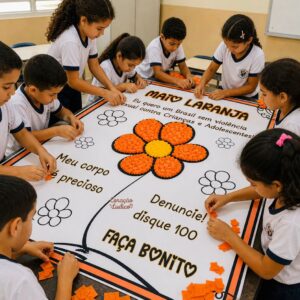 Painel Colaborativo – Maio Laranja