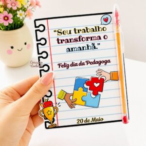Lembrancinha | Dia do Pedagogo