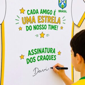 Painel Camiseta – Assinatura dos Craques 