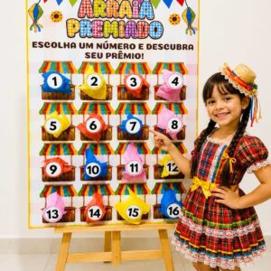  Painel Interativo Arraiá Premiado 