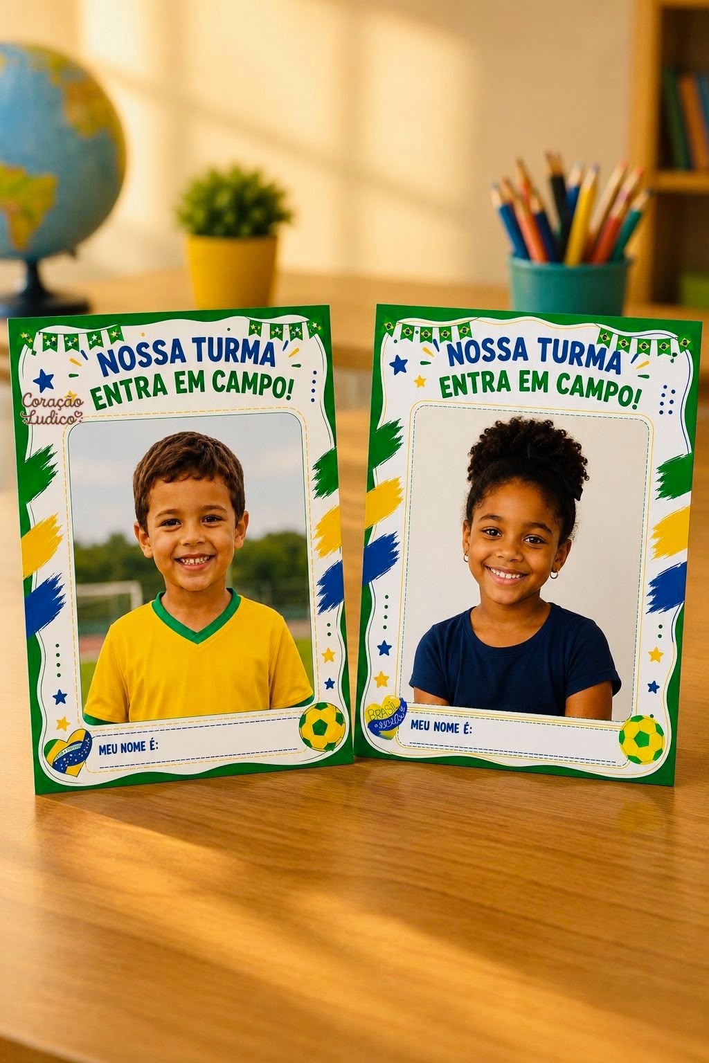 MOLDURA - NOSSA TURMA ENTRA EM CAMPO!