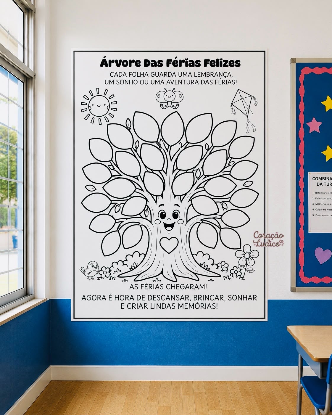 Painel Colaborativo – Árvore das Férias Felizes - Imagem 4