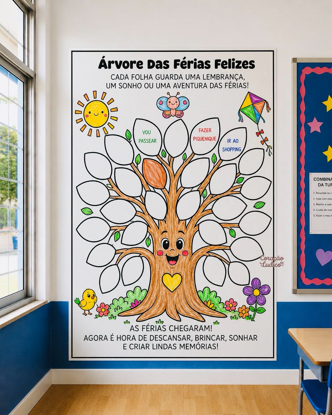 Painel Colaborativo – Árvore das Férias Felizes - Imagem 6