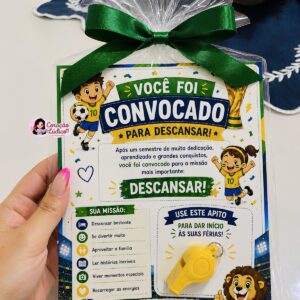 CARTÃO DE FÉRIAS – VOCÊ FOI CONVOCADO PARA DESCANSAR!