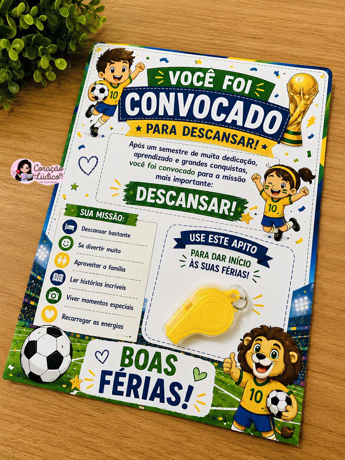 CARTÃO DE FÉRIAS – VOCÊ FOI CONVOCADO PARA DESCANSAR! - Imagem 5