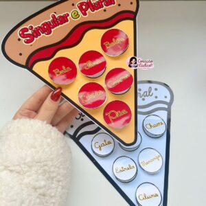PIZZA DO SINGULAR E PLURAL 