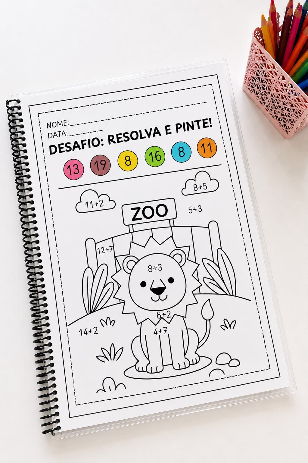 ATIVIDADE DE REFORÇO – RESOLVA E PINTE! - Imagem 4