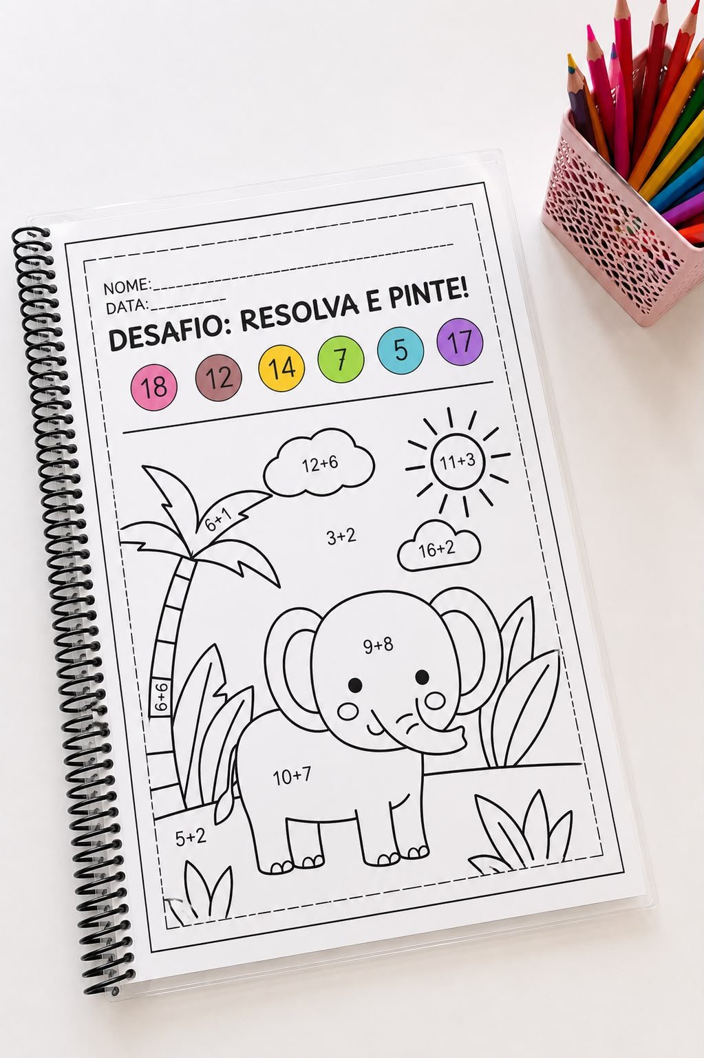 ATIVIDADE DE REFORÇO – RESOLVA E PINTE! - Imagem 5
