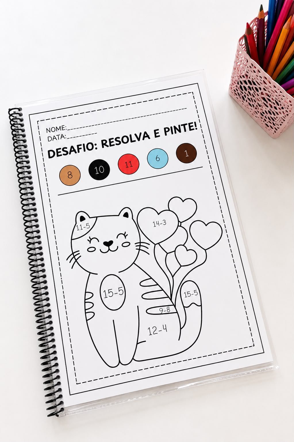 ATIVIDADE DE REFORÇO – RESOLVA E PINTE! - Imagem 7