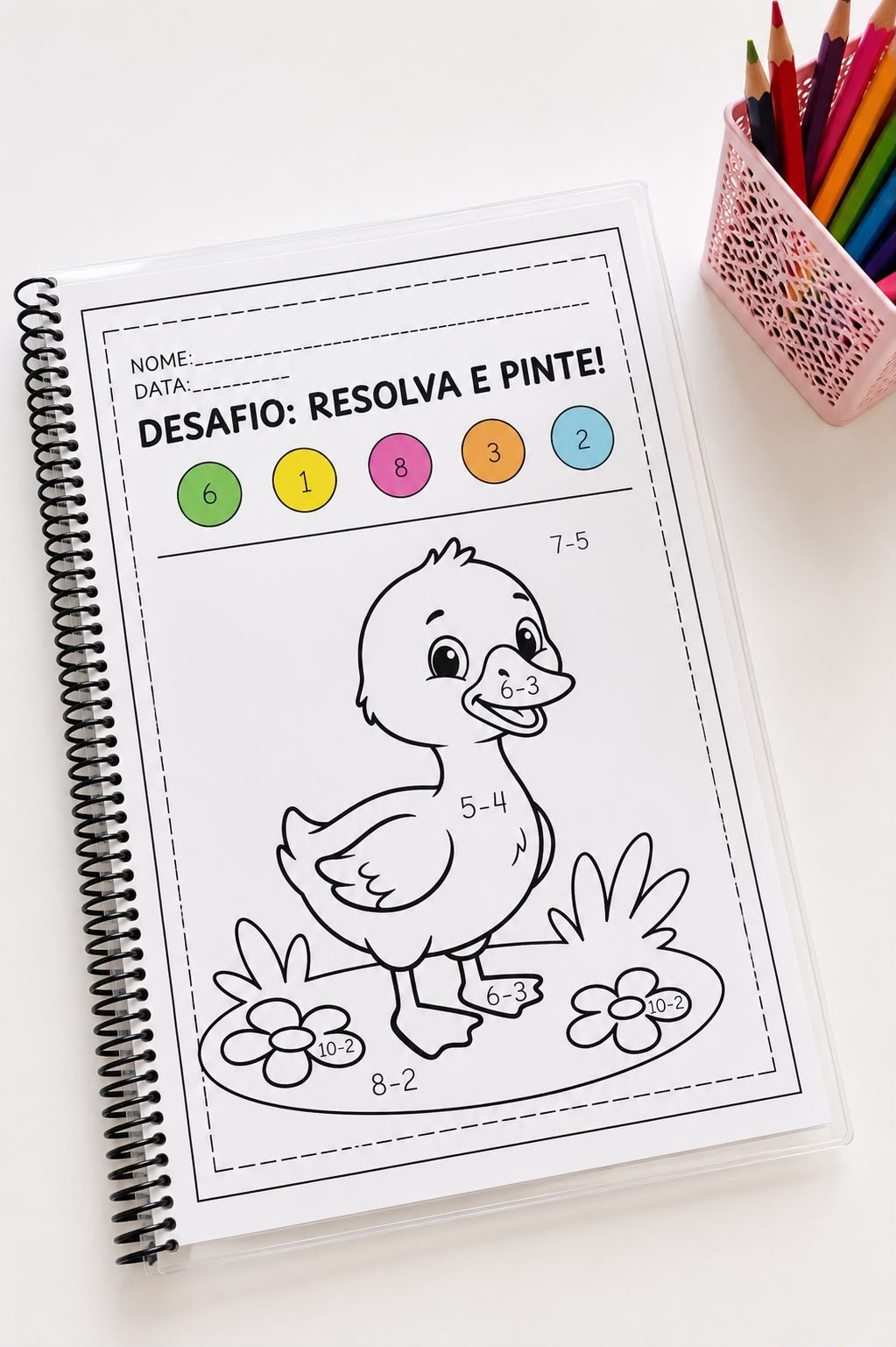 ATIVIDADE DE REFORÇO – RESOLVA E PINTE! - Imagem 10