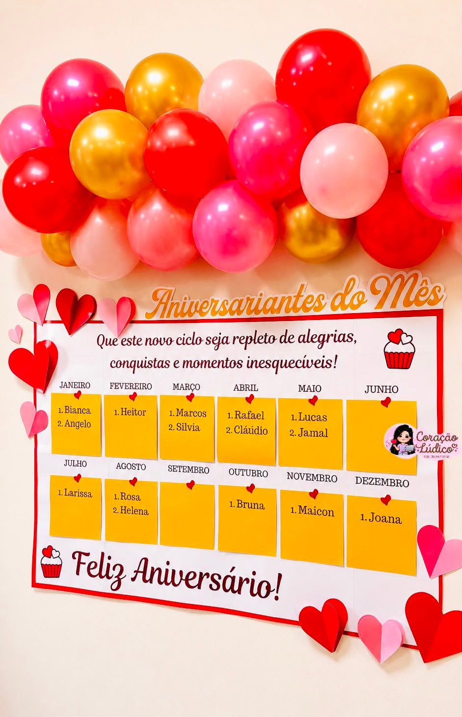 Painel – Aniversariantes para Equipe - Imagem 6