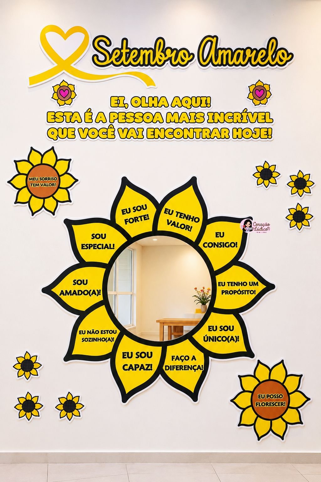 PAINEL – ESPELHO DAS AFIRMAÇÕES | SETEMBRO AMARELO