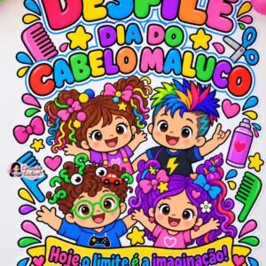 Painel – Desfile do Dia do Cabelo Maluco