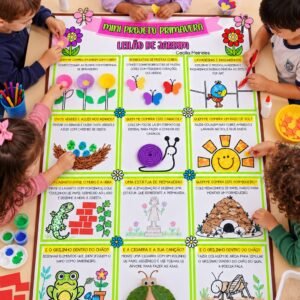 Painel Coletivo de Primavera — Mini Projeto Leilão de Jardim 