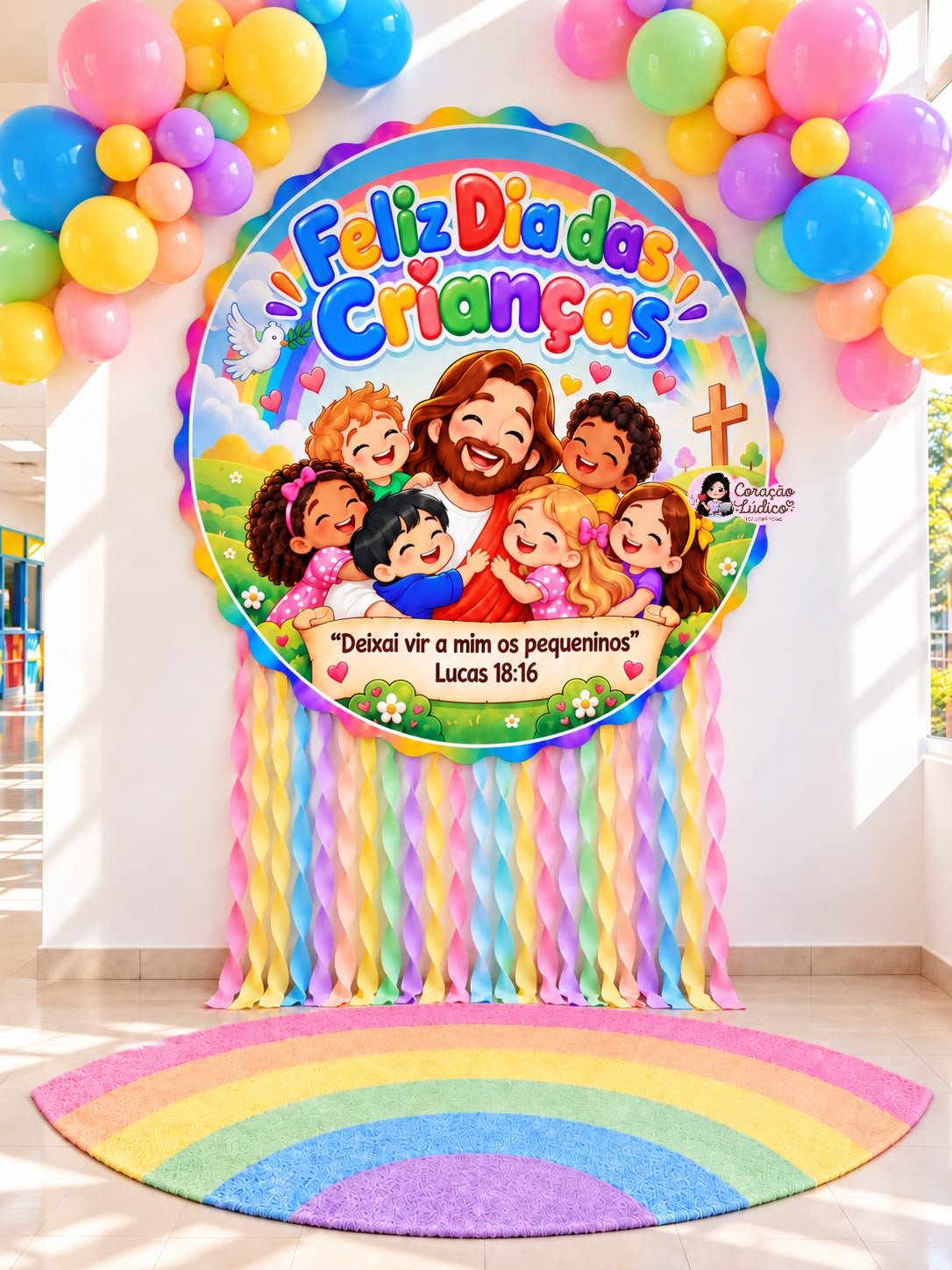 Painel Redondo – Dia das Crianças com Jesus - Imagem 2