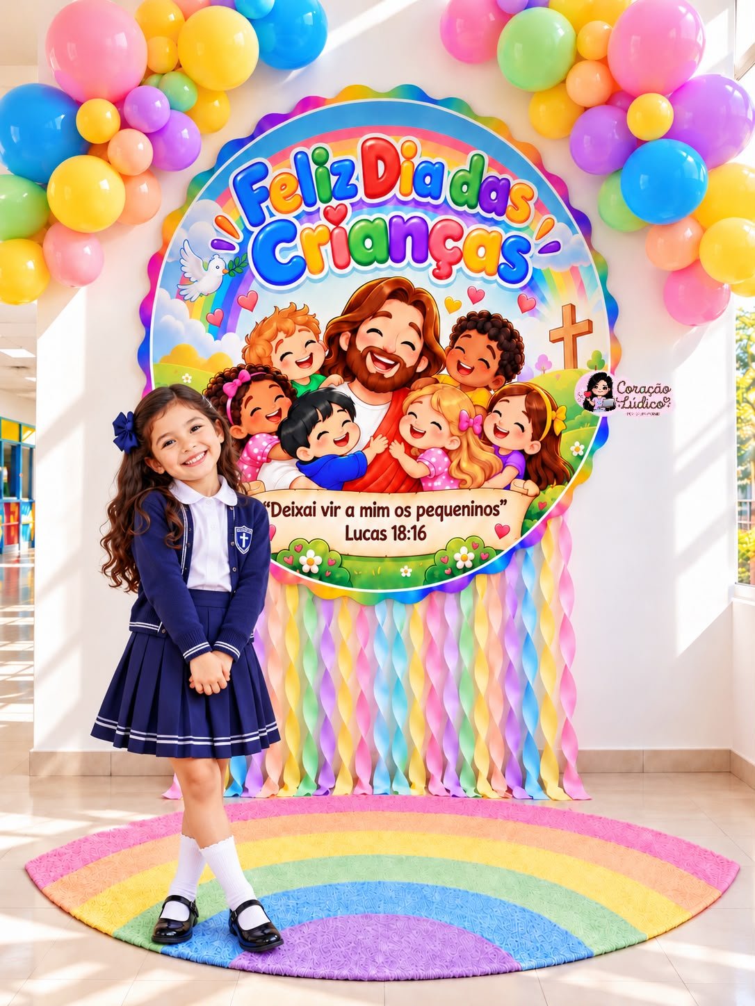 Painel Redondo – Dia das Crianças com Jesus - Imagem 3