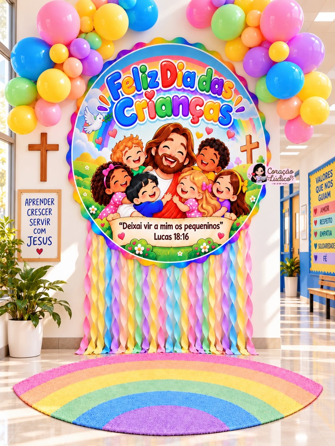 Painel Redondo – Dia das Crianças com Jesus - Imagem 4