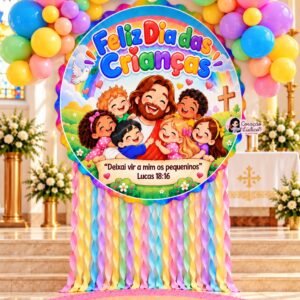 Painel Redondo – Dia das Crianças com Jesus