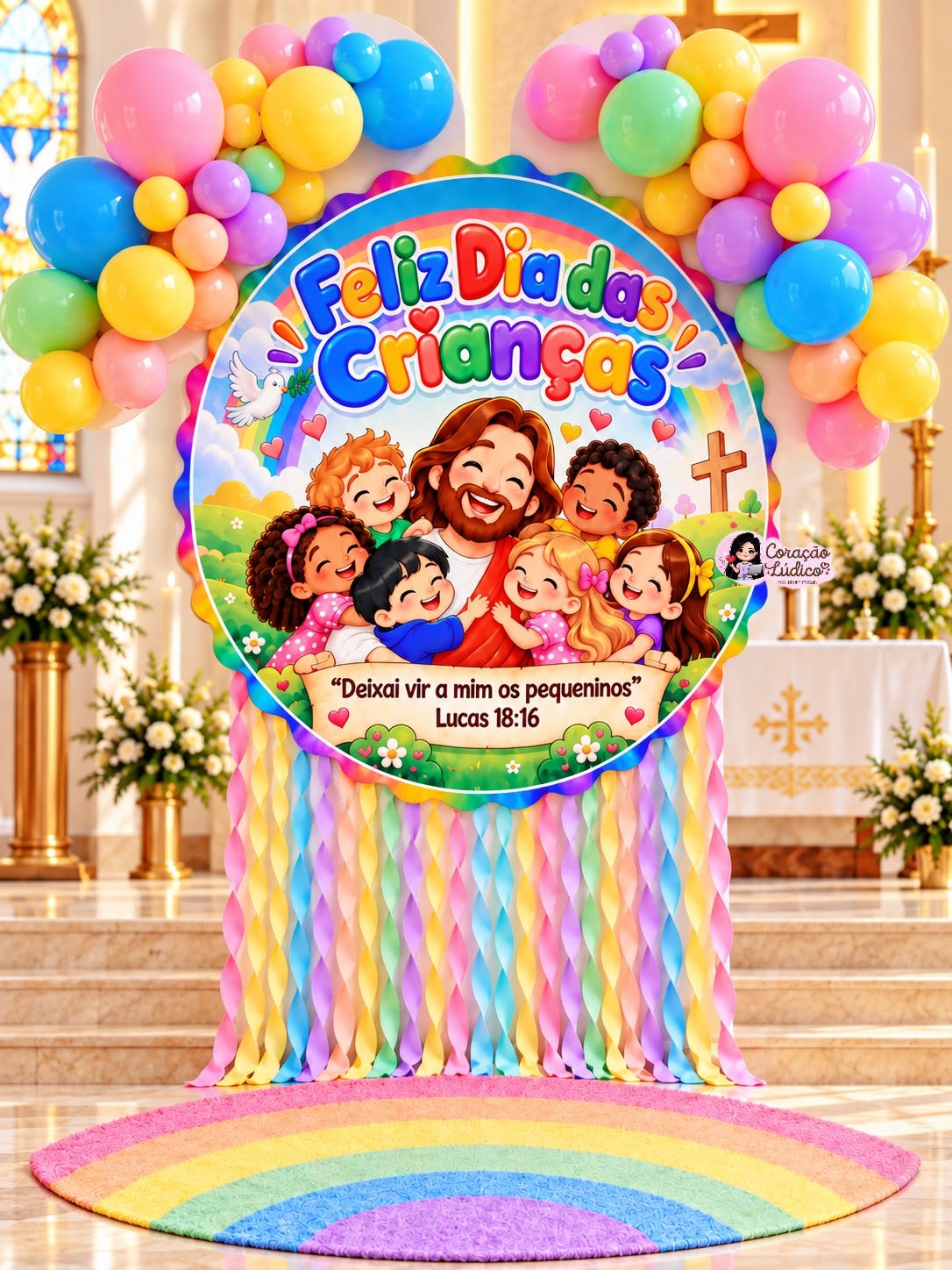 Painel Redondo – Dia das Crianças com Jesus
