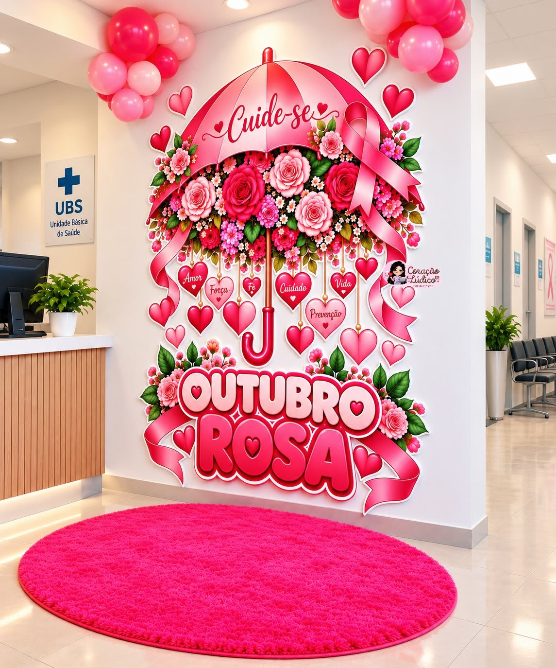 OUTUBRO ROSA – GUARDA-CHUVA - Imagem 2