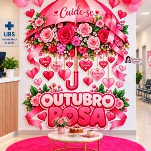 OUTUBRO ROSA – GUARDA-CHUVA