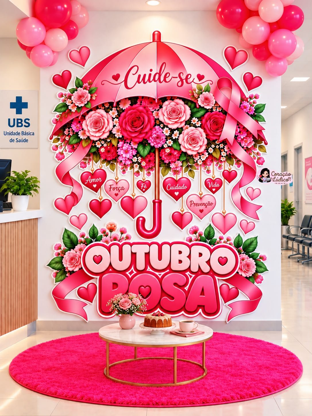 OUTUBRO ROSA – GUARDA-CHUVA