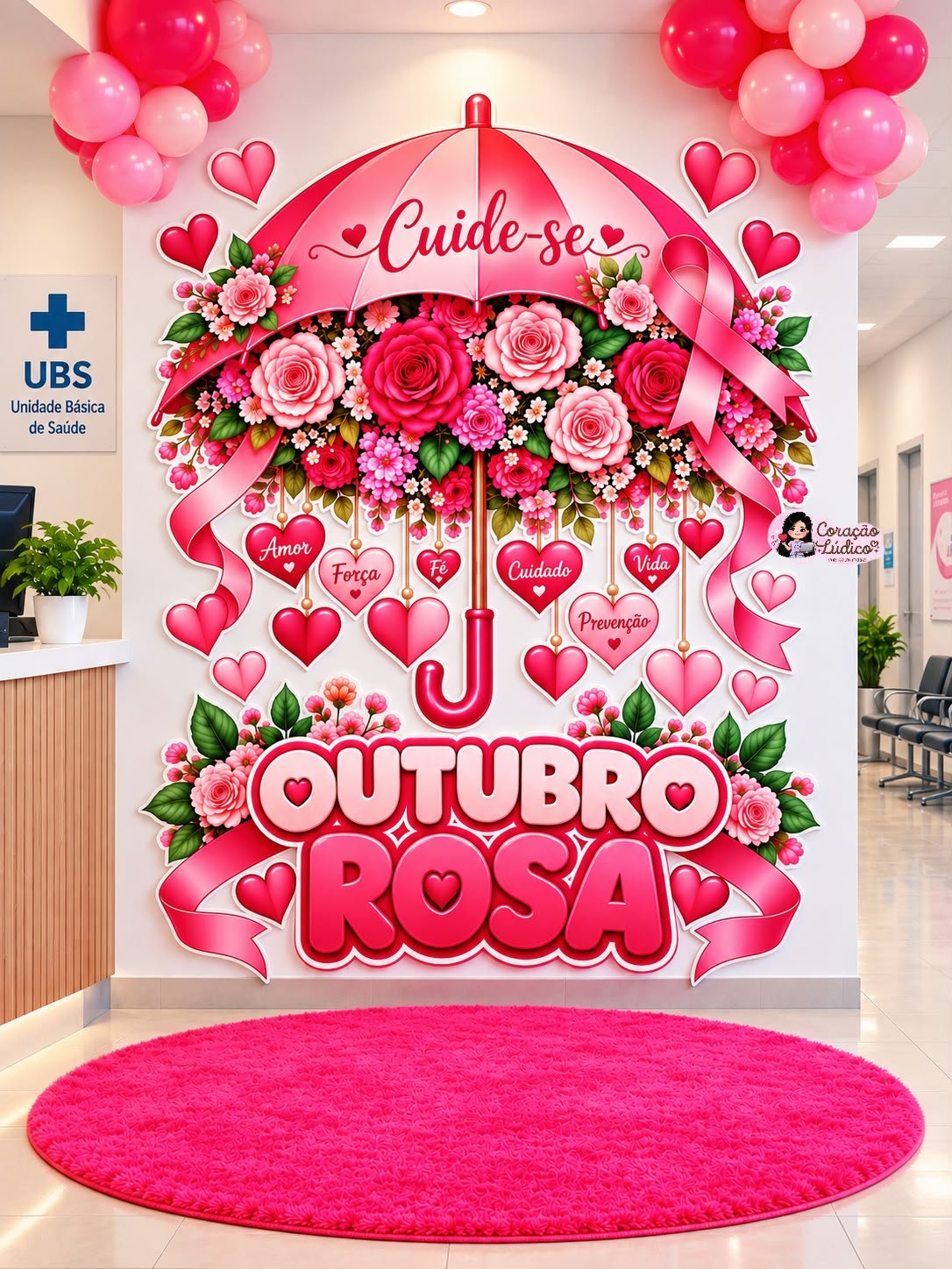 OUTUBRO ROSA – GUARDA-CHUVA - Imagem 4