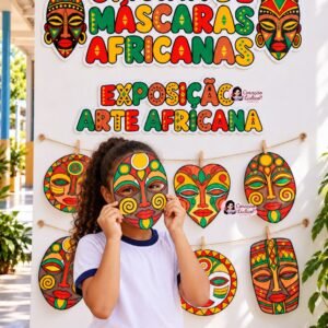 OFICINA DE MÁSCARAS AFRICANAS – CONSCIÊNCIA NEGRA